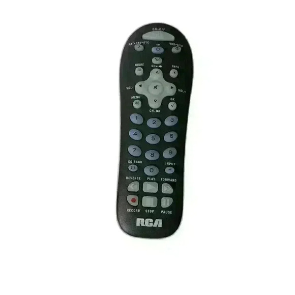 RCA RCR312WR Universal Remote Control for TV VCR DVD & Satellite & Cable - Gray - Picture 1 of 9